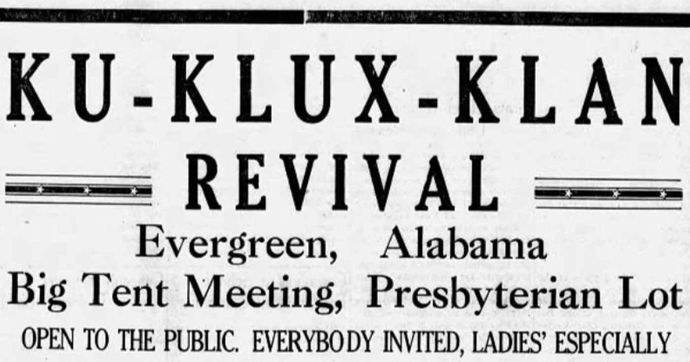 On Apr 07, 1927: Ku Klux Klan Holds “Revival” Meeting at an